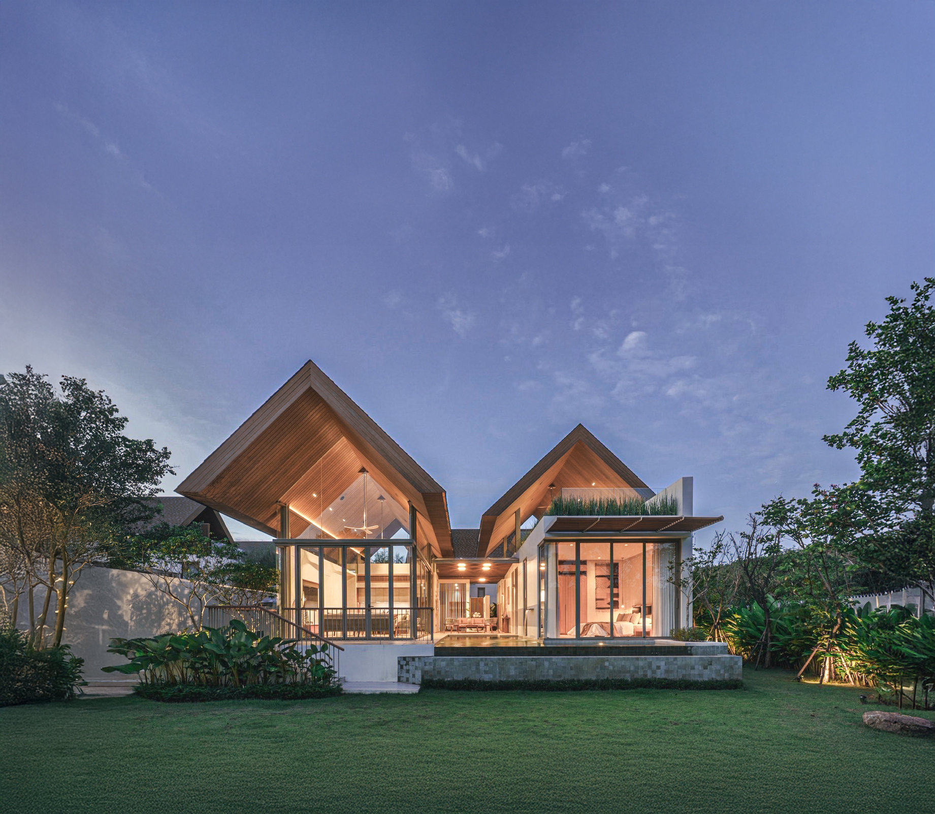 Private pool villa with panoramic mountain views, Cherng Talay, Phuket